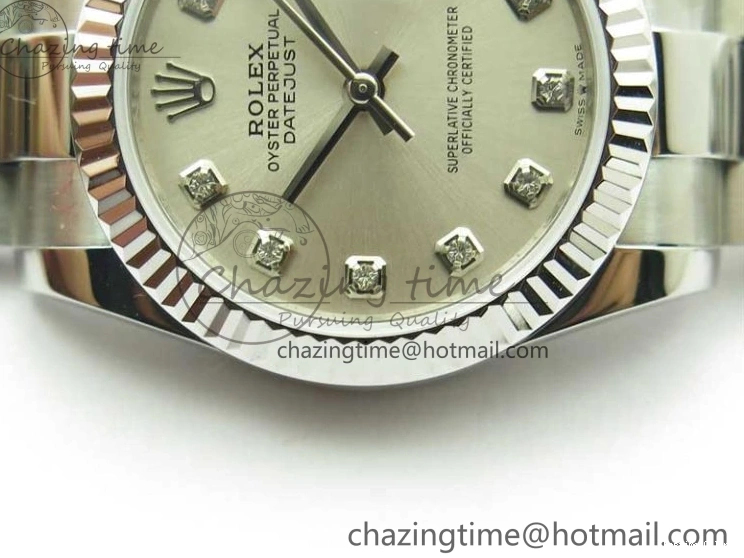 0406 Datejust 31mm 278271 SS BP Maker Best Edition Silver Crystal Dial on Oyster Bracelet Affordable 2745